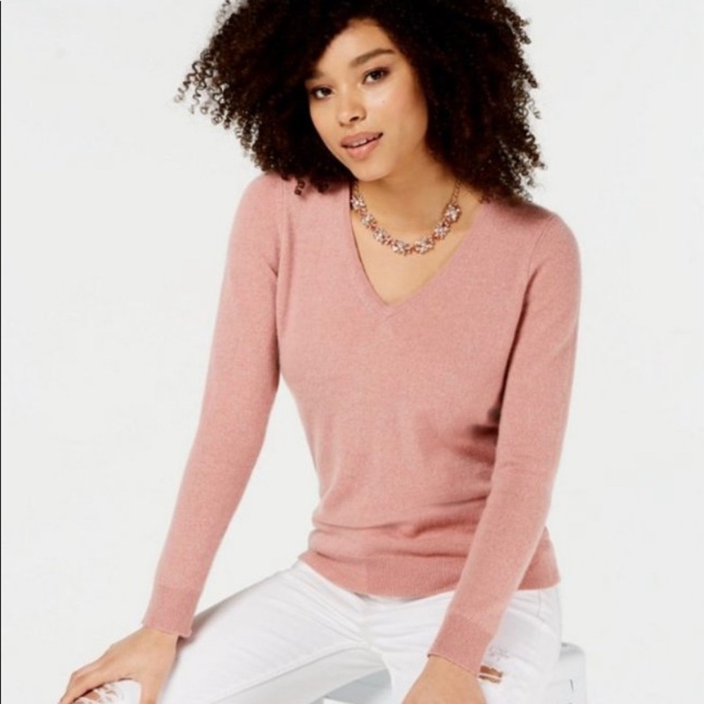 Charter Club Luxury Cashmere V-Neck